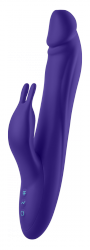 FemmeFun Booster Rabbit XL Dark Purple - wibrator króliczek (fioletowy)
