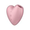 Satisfyer Stymulator-Cutie Heart (Light Red) - masażer łechtaczki (czerwony)