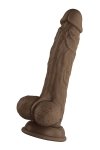 FEMMEFUNN WIRELESS TURBO BALLER BROWN - dildo z wibracjami (brązowy)