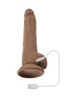 EVOLVED THRUST IN ME 9.25 INCH DARK - dildo z przyssawką (cielisty)