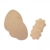 Bye Bra - Breast Lift Pads + Satin Nipple Covers D-F Nude - wkładki do podnoszenia piersi
