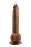 EVOLVED THRUST IN ME 9.25 INCH DARK - dildo z przyssawką (cielisty)