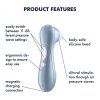 Satisfyer Stymulator Pro 2 (blue) -  masażer łechtaczki (niebieski)