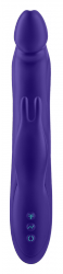 FemmeFun Booster Rabbit XL Dark Purple - wibrator króliczek (fioletowy)