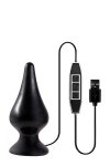 Dream Toys Menzstuff Spindle 10Function Butt Plug - wibrujący korek analny   (czarny)