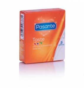 Pasante Flavours - Prezerwatywy smakowe (1op./3szt.)