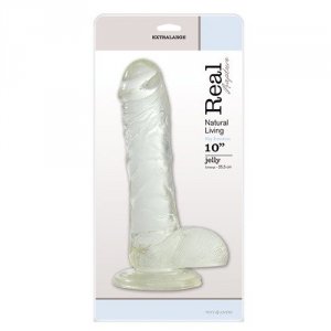 Dildo-FALLO JELLY REAL RAPTURE CLEAR 10