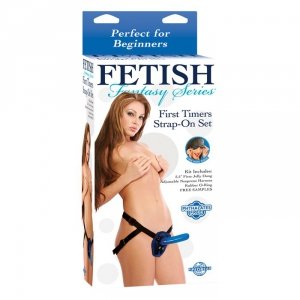 Proteza-FF FIRST TIMERS STRAP-ON SET - BLUE