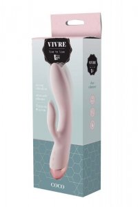 Dream Toys VIVRE DUO VIBE COCO - wibrator króliczek (różowy)