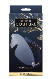 NS Novelties BONDAGE COUTURE BLIND FOLD BLUE - opaska na oczy (niebieski)