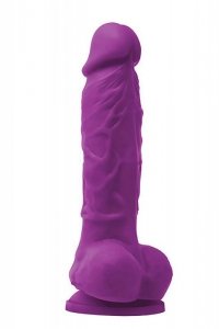 NS Novelties COLOURS PLEASURES VIBE 5 DILDO PURPLE - dildo (fioletowy)