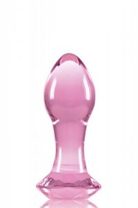 NS Novelties CRYSTAL GEM PINK -szklany korek analny (różowy diament)