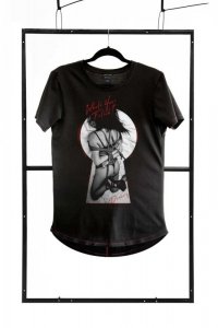 T-shirt men black XXL fashion