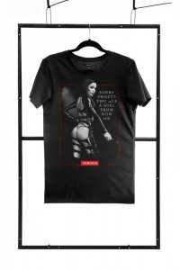 T-shirt men black M regular