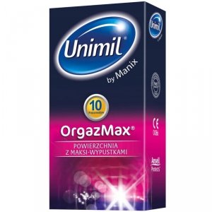Unimil OrgazMax - Prezerwatywy z wypustkami  (1op./10szt.)