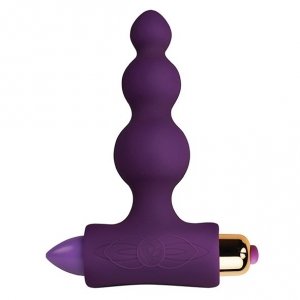 Rocks-Off korek analny z wibracjami - Petite Sensations Bubbles (fioletowy)