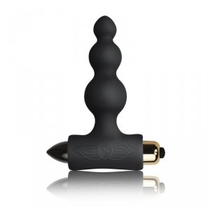 Rocks-Off korek analny z wibracjami - Petite Sensations Bubbles (czarny)