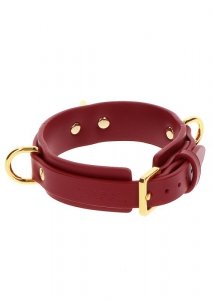 Taboom D-Ring Collar Deluxe Red - obroża (czerwony)