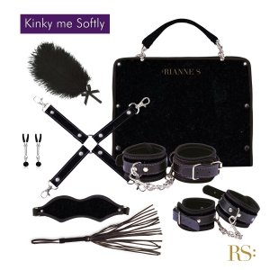Rianne S Kinky Me Softly - zestaw BDSM (czarny)