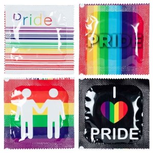 Pasante Pride Foils Bulk Pack - prezerwatywy (144 szt.)