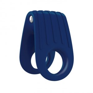 Ovo B12 Ring - erekcyjny pierścień wibrujący (niebieski)