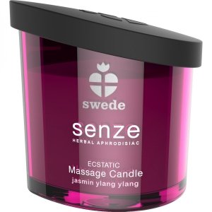 Swede - Senze Ecstatic Massage Candle Jasmine Ylang Ylang 150 ml - świeca do masażu (jaśmin/ylang ylang)