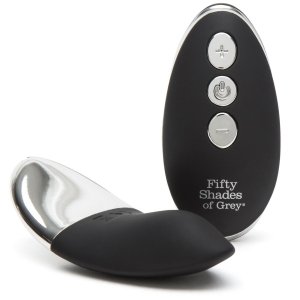 Fifty Shades of Grey - Relentless Vibrations Remote Control Panty Vibe - masażer łechtaczki (czarny)