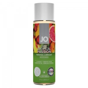 System JO H2O Lubricant Tropical Passion 60 ml - smakowy lubrykant na bazie wody (owoce tropikalne)