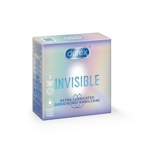 Durex Invisible - Prezerwatywy dodatkowo nawilżone (1op./3szt.)