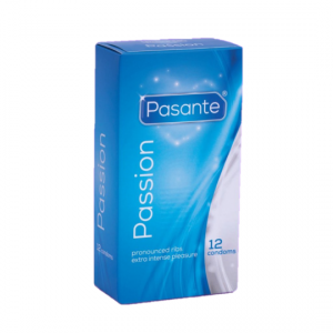 Pasante Passion - Prezerwatywy prążkowane (1op./12szt.)