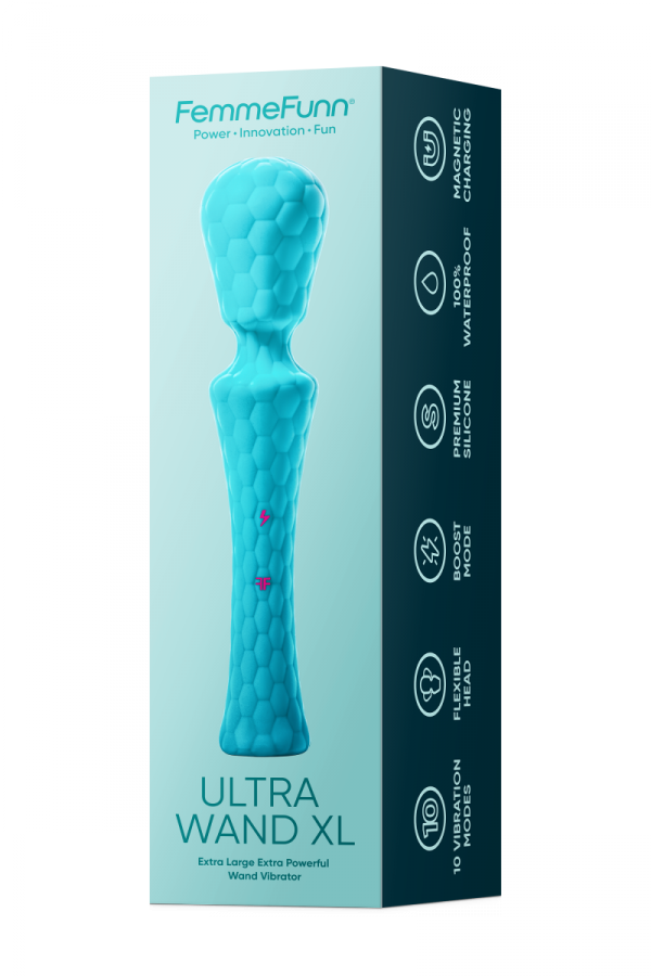 FEMMEFUNN ULTRA WAND XL TURQUOISE - masażer do ciała (turkusowy)