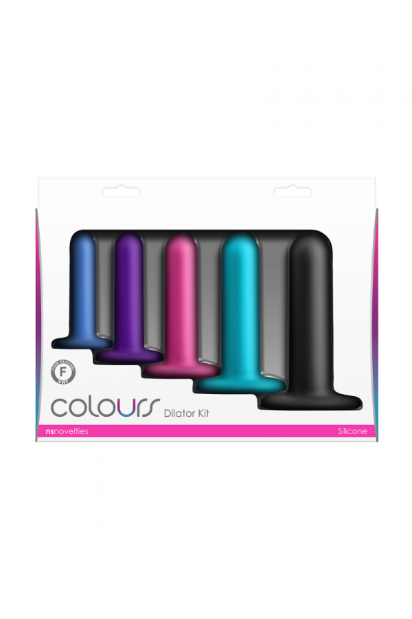 Ns Novelties COLOURS DILATOR KIT MULTICOLOR - zestaw dilatorów 