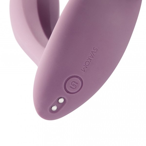 Svakom Erica Wearable Vibrator - wibrator z masażerem łechtaczki (różowy)