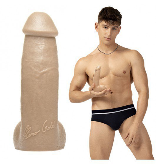 Fleshjack Boys Reno Gold Dildo - dildo (cielisty)