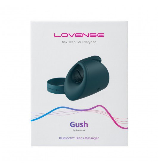 Masturbator Lovense Gush - wibrujący masturbator męski (zielony)