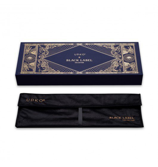 Upko Black Label Collection Whip - skórzany bat (czarny)