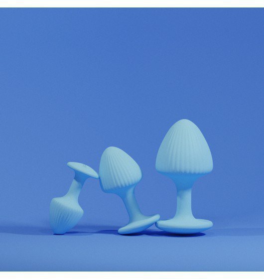 Upko &quot;The Mushroom&quot; - dildo grzybki (niebieski)