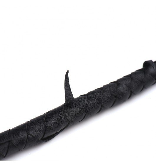 Zalo &amp; Upko Leather Thorn Whip - bicz (czarny)