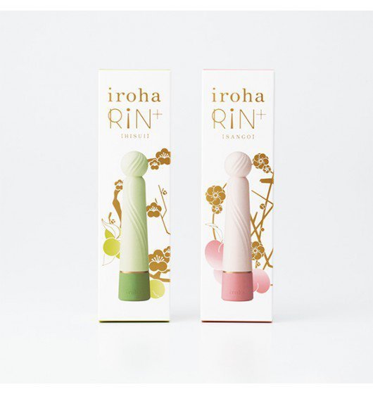 Iroha by Tenga Rin Plus Vibrator Hisui - Mini Wibrator (biało/zielony)