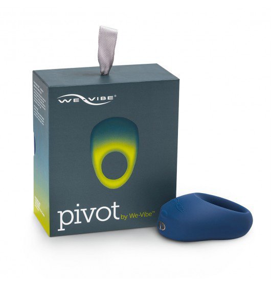 We-Vibe Pivot - pierścień wibrujący na penisa (granatowy)