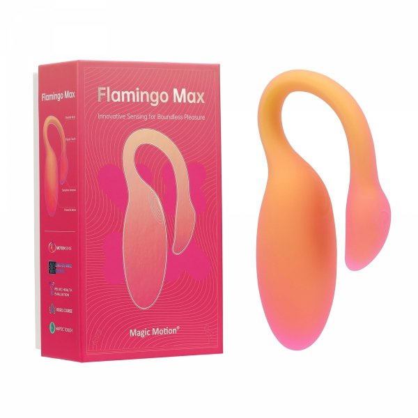 Magic Motion Flamingo Max - wibrujące jajko z aplikacją (pomarańczowy)