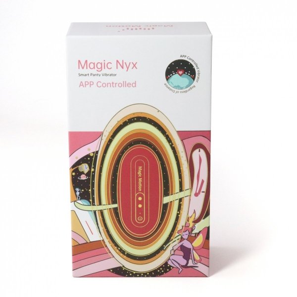 Magic Motion Nyx Smart Panty Vibrator - masażer łechtaczki (czerwony)