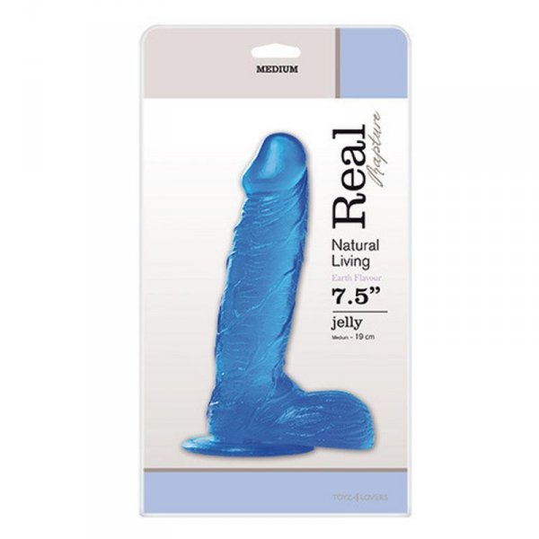 Dildo-JELLY DILDO REAL RAPTURE BLUE 7,5&quot;&quot;&quot;&quot;&quot;&quot;&quot;&quot;