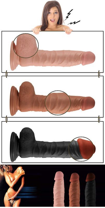 8.5&quot; Real Extreme Dildo Flesh
