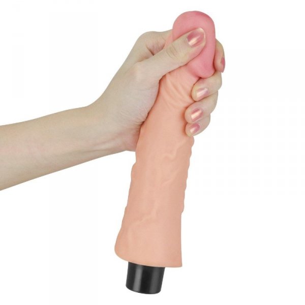 8&quot; REAL SOFTEE Vibrating Dildo