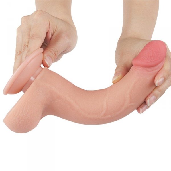 8.5&#039;&#039; Sliding Skin Dual Layer Dong Flesh