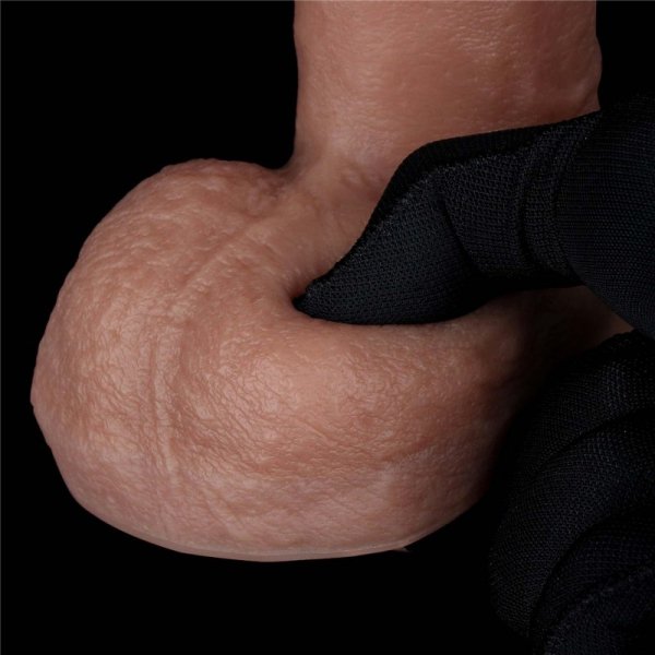 8&#039;&#039; Dual Layered Silicone Cock