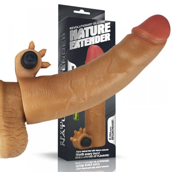 Add 2&quot; Vibrating
Silicone Extender