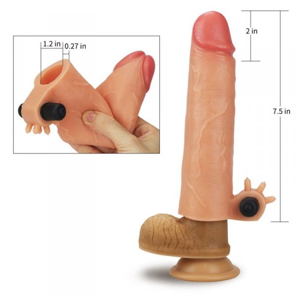 Add 2&quot; Vibrating
Silicone Extender