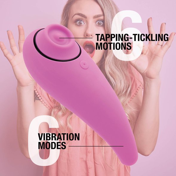 FeelzToys - FemmeGasm Tikkende & Kietelende Vibrator Roze